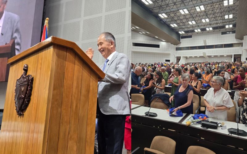 Chủ tịch Lee Byung-ku phát biểu tại sự kiện với sự có mặt của nhiều chuyên gia