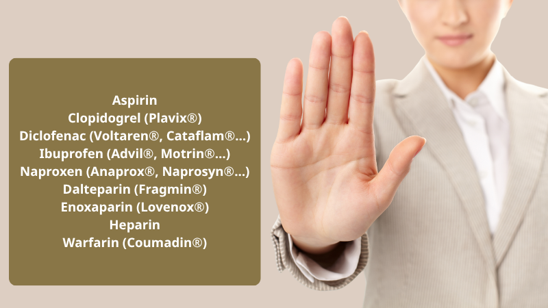 Không sử dụng Policosanol cùng thuốc chống đông máu hoặc thuốc chống huyết khối