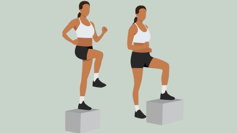 Bài tập bước bục tại nhà (Step-up)