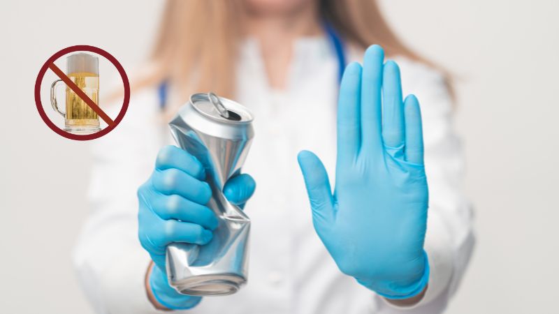 Hạn chế rượu bia và chất kích thích