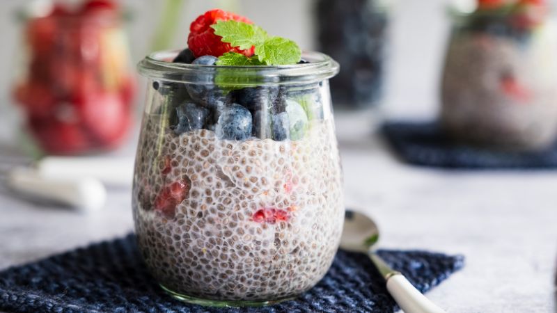 Sử dụng các món từ hạt bí ngô/chia