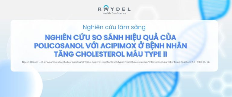 Nghiên cứu so sánh hiệu quả của policosanol với acipimox ở bệnh nhân tăng cholesterol máu type II