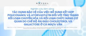 Tác dụng bảo vệ của việc bổ sung kết hợp Policosanol và Atorvastatin đối với tình trạng rối loạn chuyển hóa và rối loạn chức năng cơ quan do chế độ ăn giàu cholesterol và galactose ở cá ngựa vằn